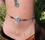 “Celestial” Amethyst Anklet