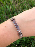 “Grit&Grace” Wire-Wrapped Cuff Bracelet