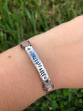 “Unstoppable” Wire-Wrapped Cuff Bracelet
