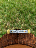 Gold “Seize The Day” Wire-Wrapped Cuff