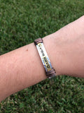 “Mama Bear” Thick Wire-Wrapped Cuff