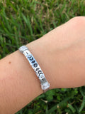 “Moon Phases” Wire-Wrapped Cuff Bracelet