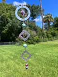 Ceramic Tribal Bead Sun Catcher