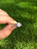 Lavender Quartz Crystal Wire-Wrapped Ring, Size 8.5