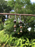 Cascading Dalmatian Jasper Earrings