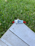 “Rise Above” Red Agate Stretch Bracelet-7 Inch
