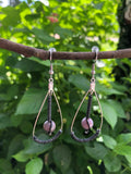 “Spell Binding” Wire-Wrapped Earrings