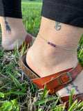 Amethyst Anklet