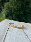 Custom Gold Cuff Bracelet