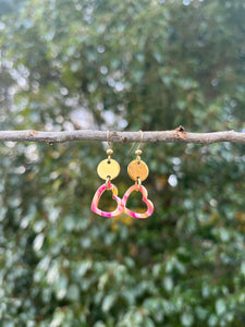 “Golden Girl Love” Earrings