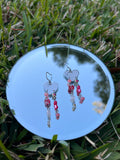 “Dripping with Love” Textured Heart Earrings