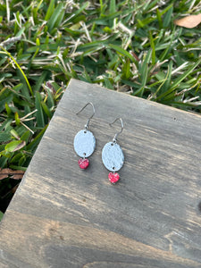 “Hearts Desire” Oval Earrings