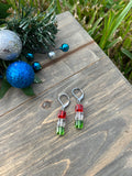 “Christmas Crystals” earrings