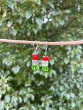 “Christmas Crystals” earrings