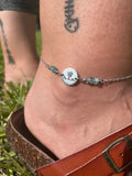 “Beach Bum” Tourmaline Anklet