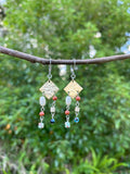 “Boho Brass” Asymmetrical Earrings