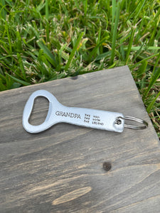 “Grandpa” Bottle Opener