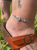 “Beach Bum” Tourmaline Anklet