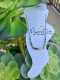 “Explore” Amazonite Anklet