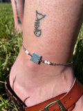 Textured River Shell Anklet