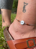 “Sunburst” Sand Stone Anklet