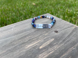 “I Belong” Agate Stretch Bracelet-6 1/2 Inch