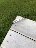 Don’t Look Back” Thin Cuff Bracelet