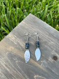 “Light as a Feather” Purple Iridescent Earrings