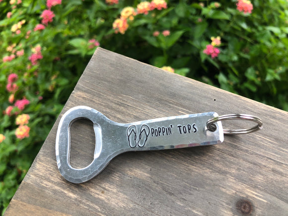 “Poppin’ Tops” Bottle Opener