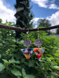 Colorful Acrylic Tortoise Earrings