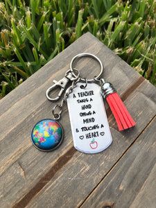 Teaching “Hand, Mind, Heart” Keychain