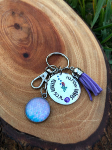 “Mermaid Soul, Sailor Mouth” Keychain