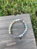 “Worthy” Amazonite Stretch Bracelet-7 Inch