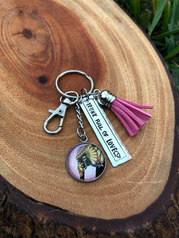 Pink “Trunk” Elephant Keychain