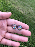 “Crayons” Glass Stud Earrings