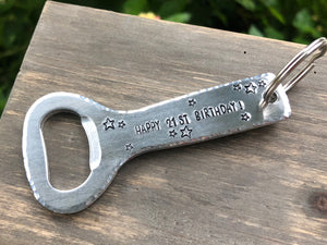 “21st Birthday!” Bottle Opener