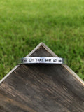 “Let That Shit Go” Thin Cuff Bracelet