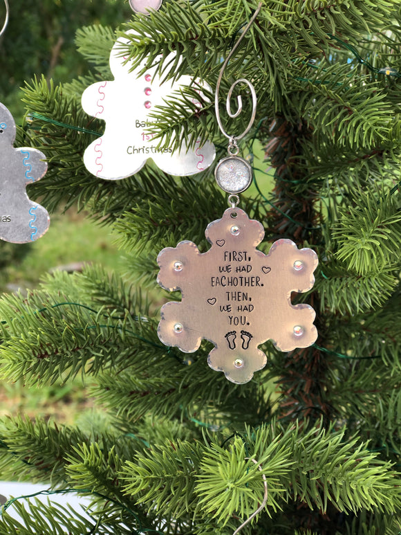 “First, Eachother. Then, You.” Ornament