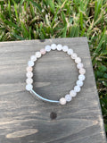 “Grace” Pink Aventurine” Stretch Bracelet-7 Inch