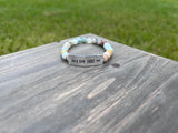 “I Am Able” Amazonite Stretch Bracelet-6 1/2 Inch