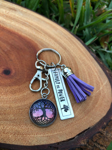 Tree of Life “Family” Keychain