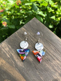 Colorful Acrylic Tortoise Earrings