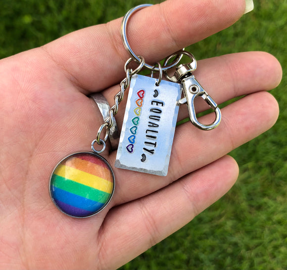 Rainbow “Equality” Kaychain