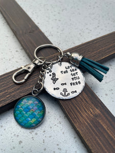 “Let the Sea, Set You Free” Keychain