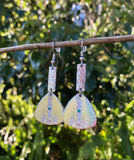 Textured Tribal Drop Earrings