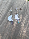 Out of This World Moon Earrings