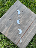 Iridescent Crescent Moons Sun Catcher