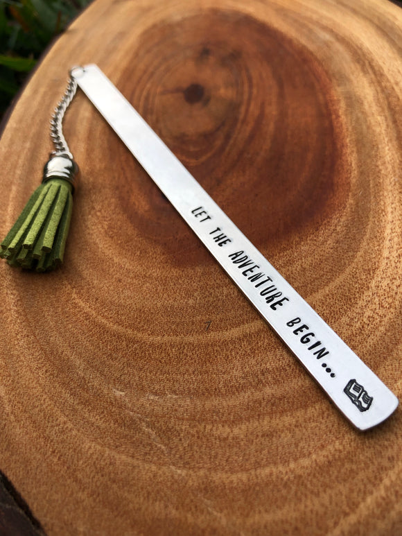 “Let the Adventure Begin” Bookmark