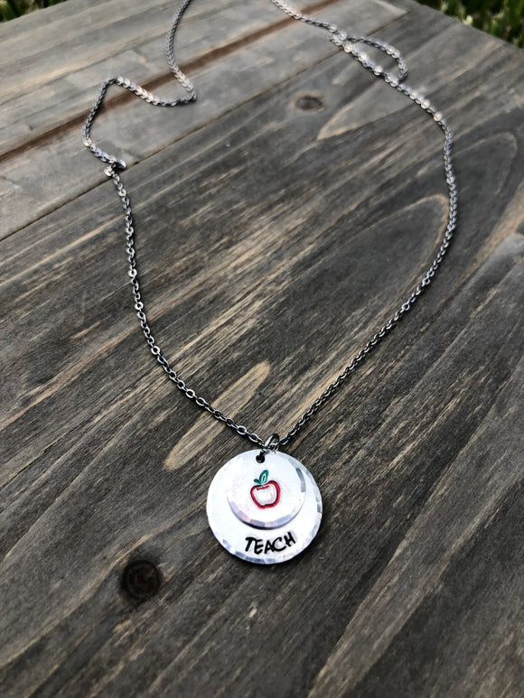 “Teach” Layered Necklace