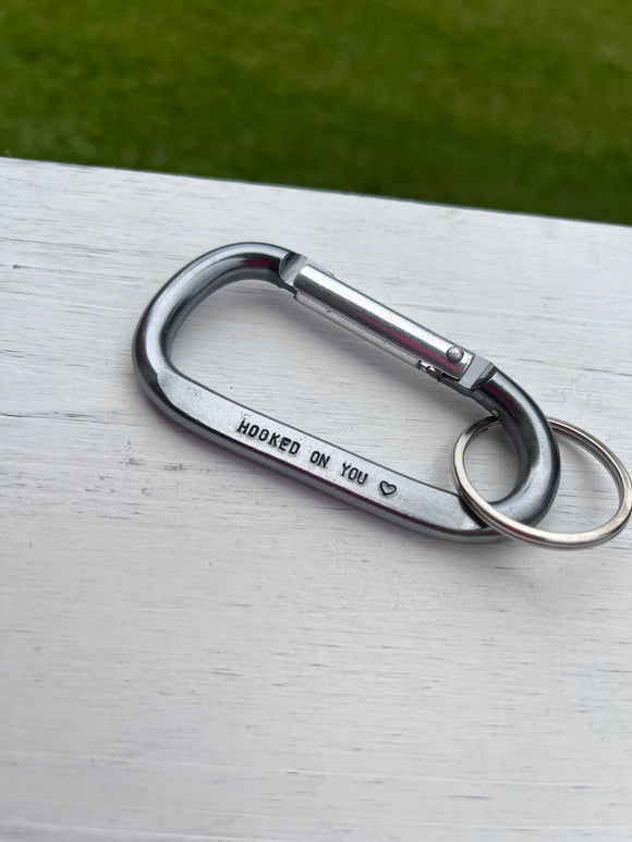 “Hooked On You” Carabiner